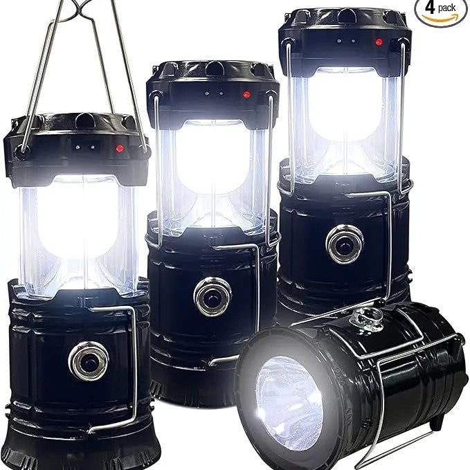 4-Pack Foldable LED Lanterns