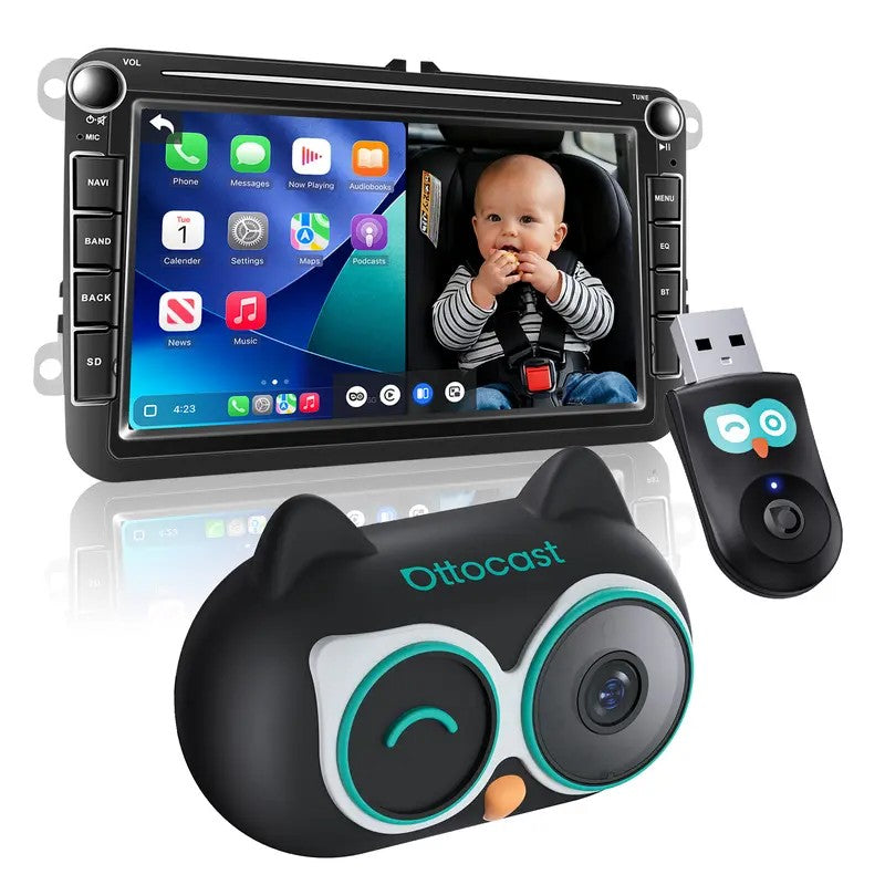 Wireless CarPlay Baby Camera for Wired CarPlay