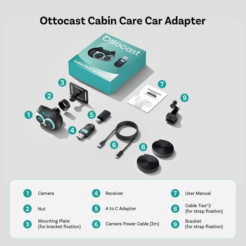Wireless CarPlay Baby Camera