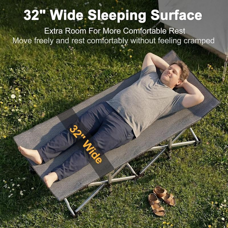 Heavy-Duty Folding Camping Cot