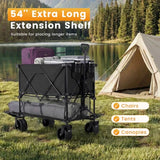 Humva© DeckWagon: Two-Deck Folding Utility Wagon.