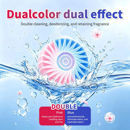 6-Pack Automatic Toilet Bowl Cleaner Tablets: Flush-Activated