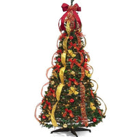 Decorative Foldable Colorful Spiral Christmas Tree