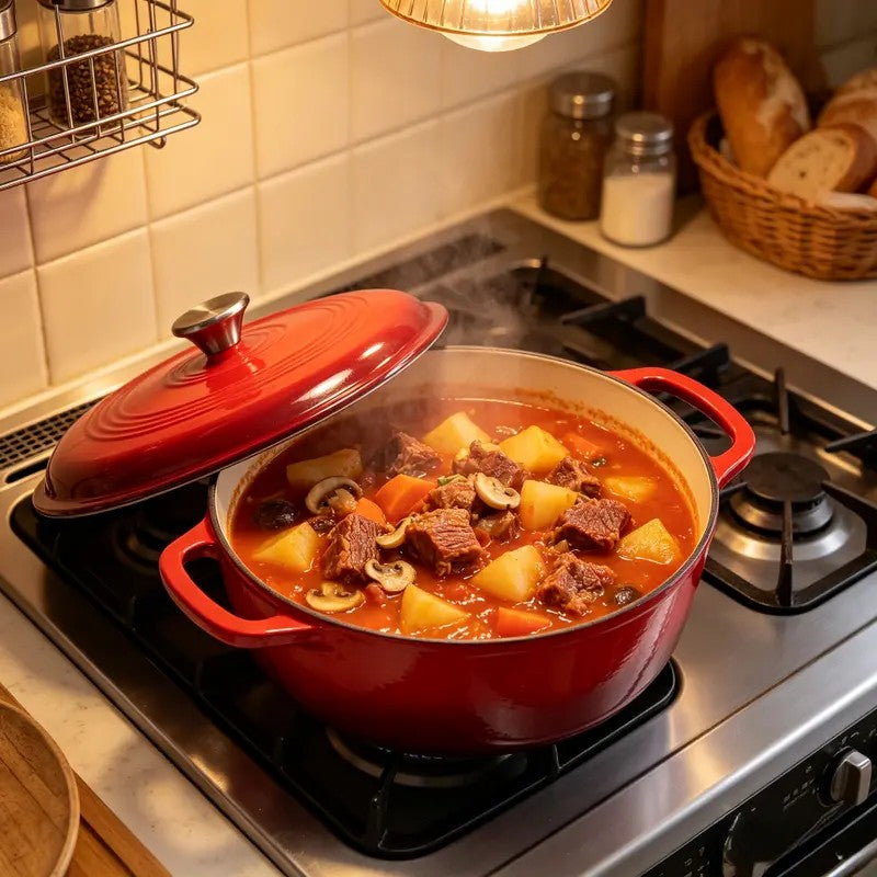 Enameled Cast Iron Dutch Oven