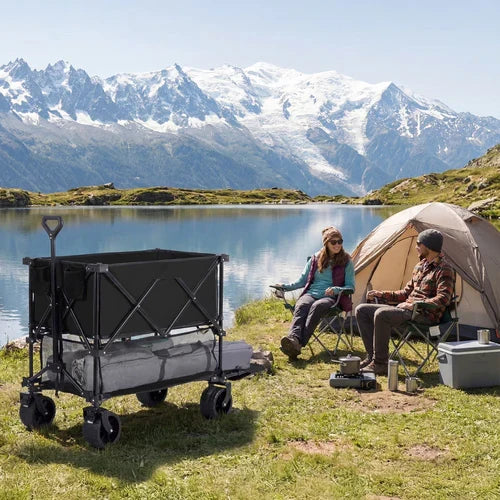 Humva© DeckWagon: Two-Deck Folding Utility Wagon.