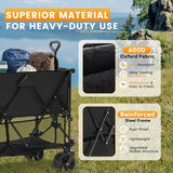 Humva© DeckWagon: Two-Deck Folding Utility Wagon.