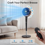 Quiet Adjustable Pedestal Fan for Sleep