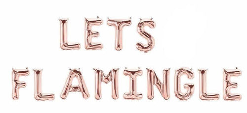 She Said YES Rose Gold 16" Balloon Banner | Multiple phrases!