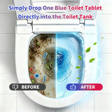 6-Pack Automatic Toilet Bowl Cleaner Tablets: Flush-Activated
