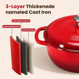 Enameled Cast Iron Dutch Oven