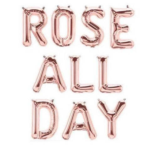 She Said YES Rose Gold 16" Balloon Banner | Multiple phrases!