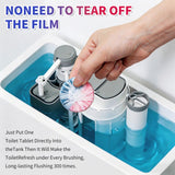 6-Pack Automatic Toilet Bowl Cleaner Tablets: Flush-Activated
