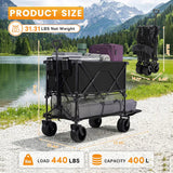 Humva© DeckWagon: Two-Deck Folding Utility Wagon.