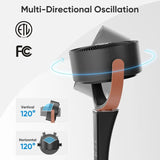 Quiet Adjustable Pedestal Fan for Sleep