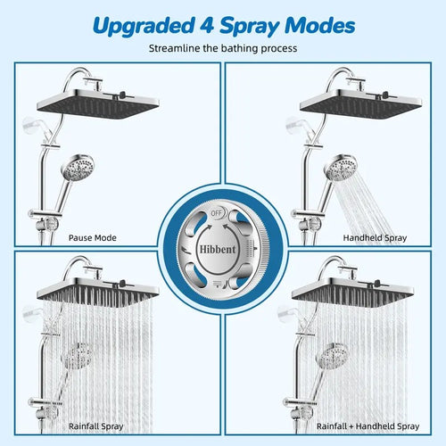 13-Inch Rainfall and Handheld Shower Head Combo