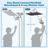 13-Inch Rainfall and Handheld Shower Head Combo