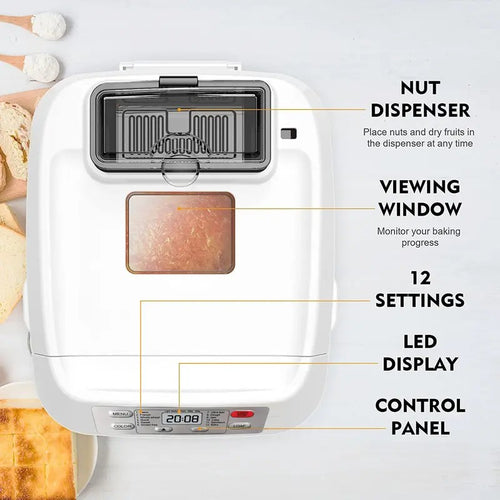 12-in-1 Automatic Bread Maker