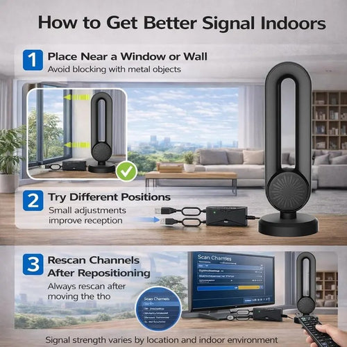 Indoor TV Antenna for Local Channels