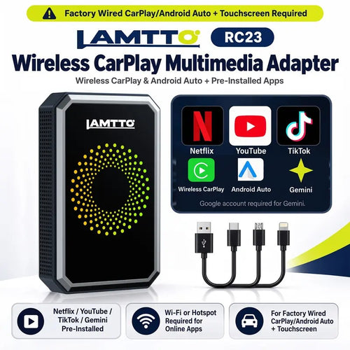 RC23 Wireless CarPlay Adapter for Wired Factory Screens