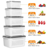 5-Pack Produce Storage Containers
