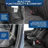 Hard-Bottom Dog Backseat Extender with Door Protection