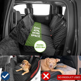 Hard-Bottom Dog Backseat Extender with Door Protection