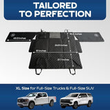 Hard-Bottom Dog Backseat Extender with Door Protection