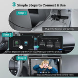 Wireless CarPlay Baby Camera for Wired CarPlay