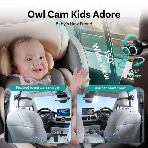 Wireless CarPlay Baby Camera for Wired CarPlay