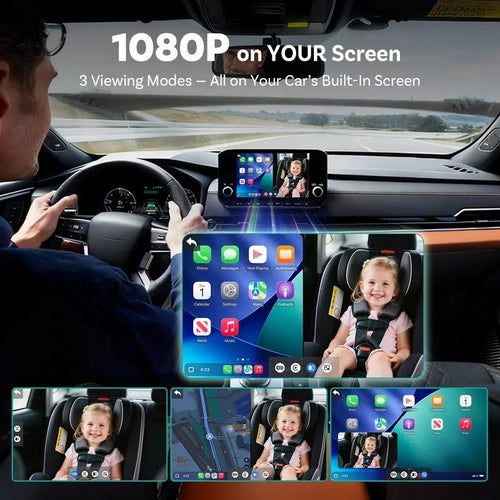 Wireless CarPlay Baby Camera for Wired CarPlay