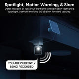 Solar-Powered Pan & Tilt 2K Security Camera