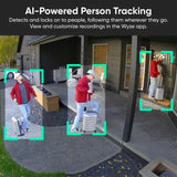 Solar-Powered Pan & Tilt 2K Security Camera