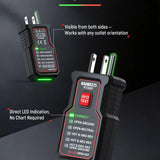 Circuit Breaker Finder Tool Kit, GFCI Outlet Tester with Dual-Sided LED Indicators, Electrical Circuit Tracer Tool with Flashlight, Includes Carrying Case and Adapters- KT