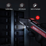 Circuit Breaker Finder Tool Kit, GFCI Outlet Tester with Dual-Sided LED Indicators, Electrical Circuit Tracer Tool with Flashlight, Includes Carrying Case and Adapters- KT