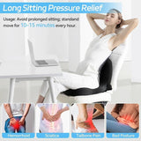 Memory Foam Seat Cushion with Back Support
