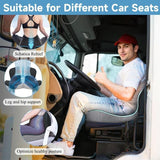 Memory Foam Seat Cushion with Back Support