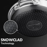 SNOWCLAD Hybrid Nonstick Stainless Steel Cookware Set