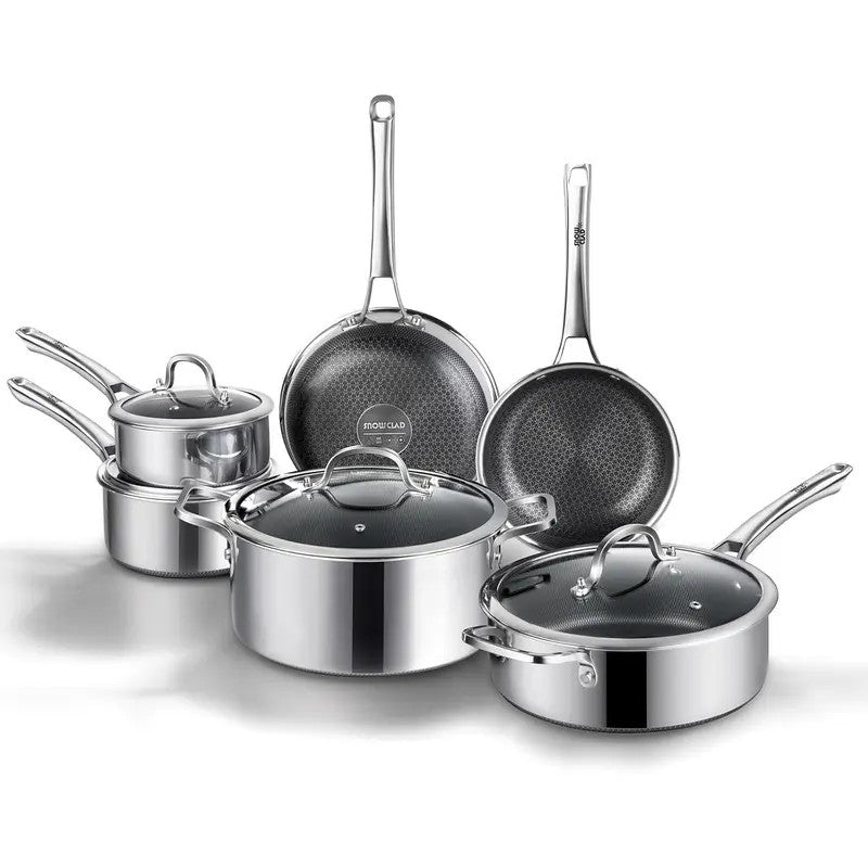 Hybrid Nonstick Stainless Steel Cookware Set – try Humva