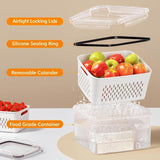5-Pack Produce Storage Containers for Fridge