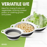 Gevoli Collapsible Colanders with Self-Draining Base