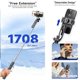 Adjustable Phone & Camera Tripod Selfie Stick with Bluetooth Remote