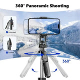 Adjustable Phone & Camera Tripod Selfie Stick with Bluetooth Remote