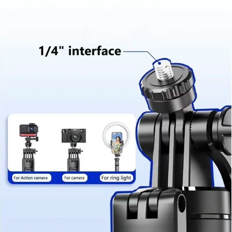 Adjustable Phone & Camera Tripod Selfie Stick with Bluetooth Remote