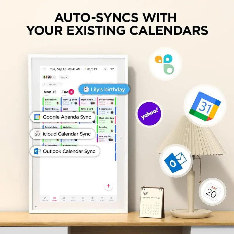 Smart Digital Wall Calendar