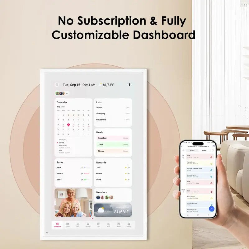Smart Digital Wall Calendar
