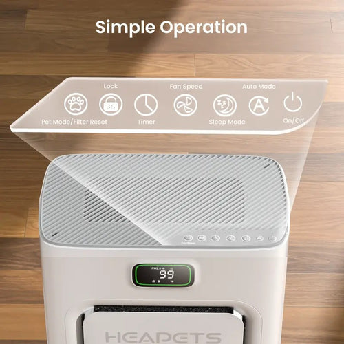 Pet Air Purifier for Pet Hair & Odors