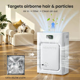 Pet Air Purifier for Pet Hair & Odors