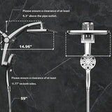 12-Inch Rain Shower Head Combo with Handheld