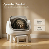 Open-Top Automatic Self-Cleaning Cat Litter Box