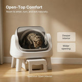 Open-Top Automatic Self-Cleaning Cat Litter Box